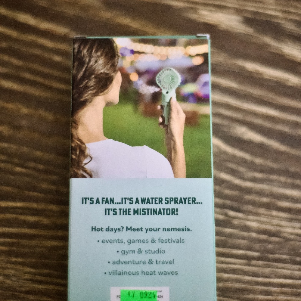 Hand Held Mistinator Mist Spray/Dispenser with USB Charger